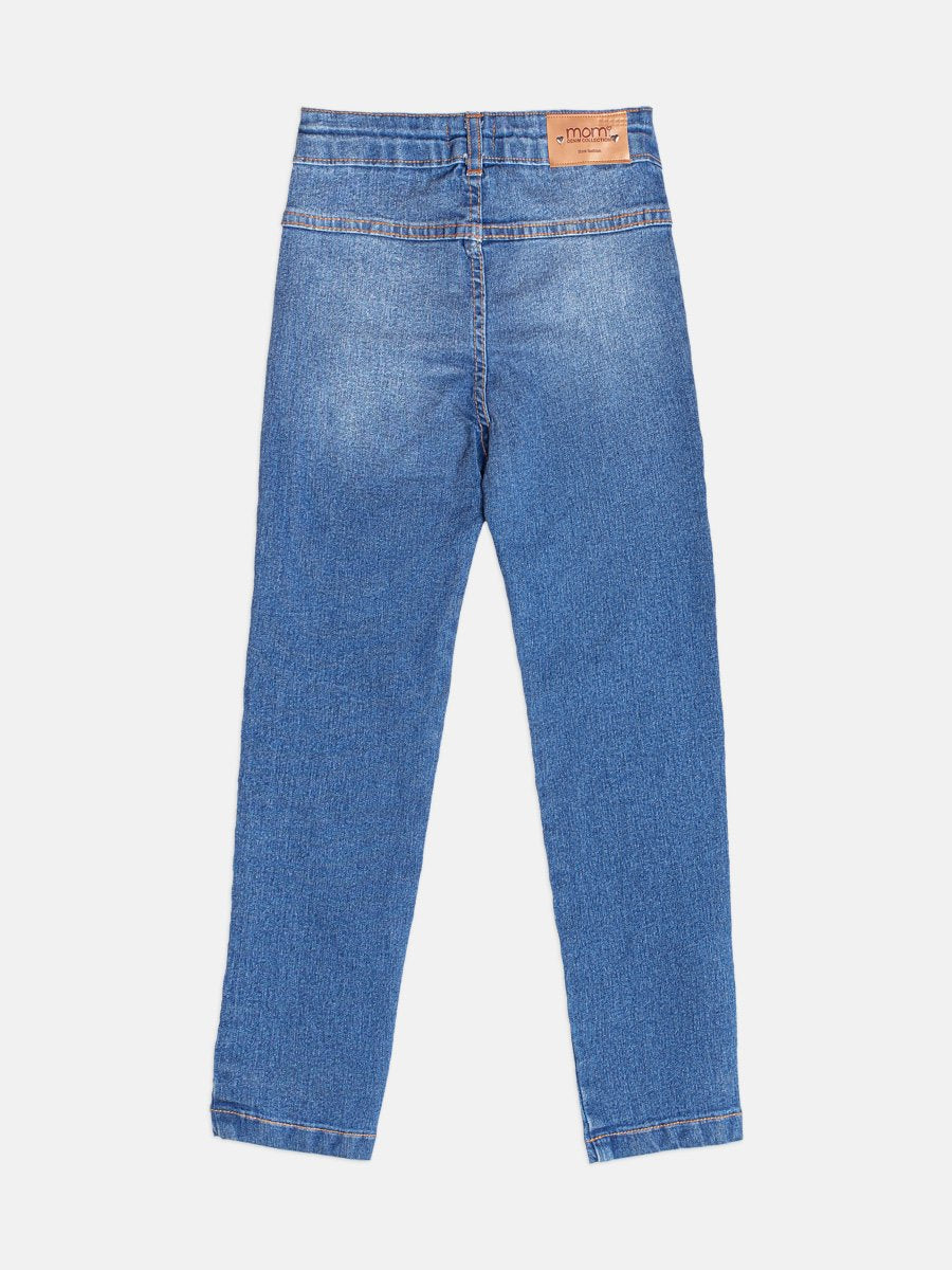Children's Jeans Pants with Rhinestones