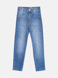 Children's Jeans Pants with Rhinestones