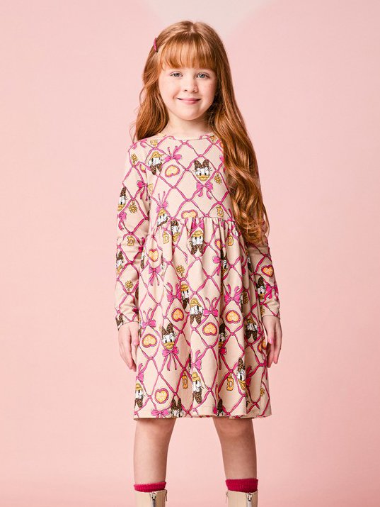 Children's Dress for Girls with Bows by Daisy Duck