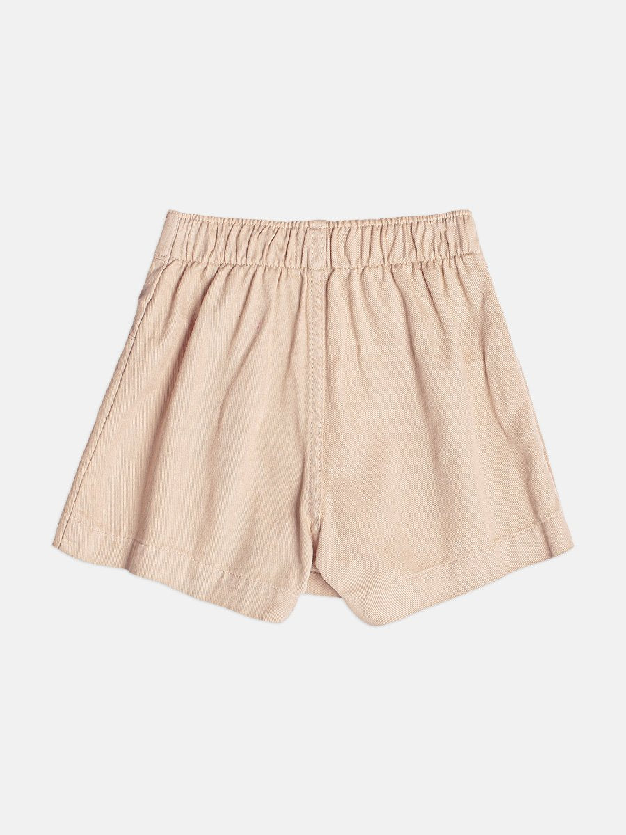 Momi Girls' Skort – Twill with Panel Detail