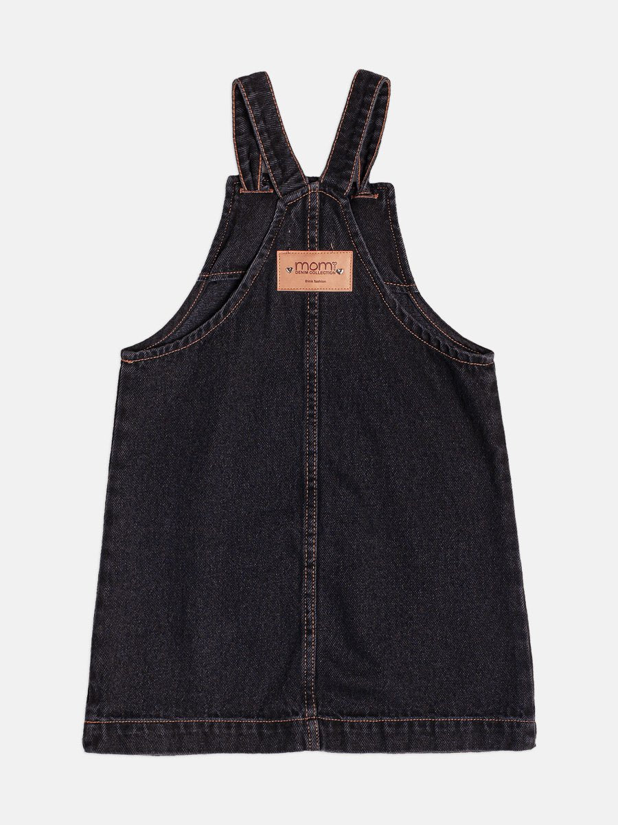 Momi Girls' Pinafore Dress – Denim Hello Kitty & Friends