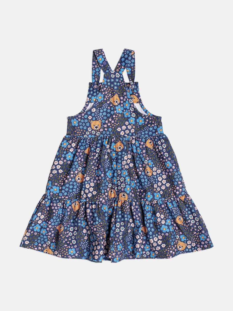 Girls Corduroy Pinafore with Teddy Bears