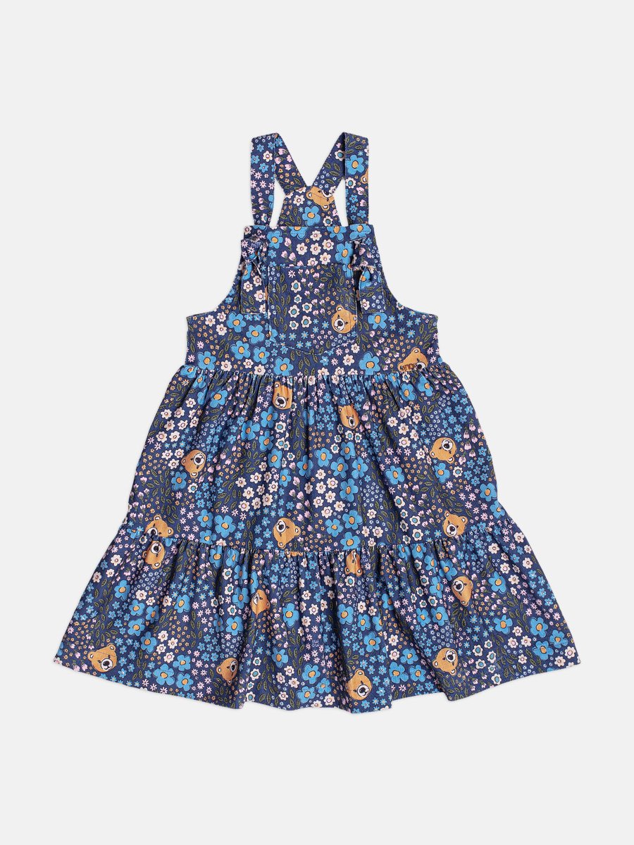 Girls Corduroy Pinafore with Teddy Bears