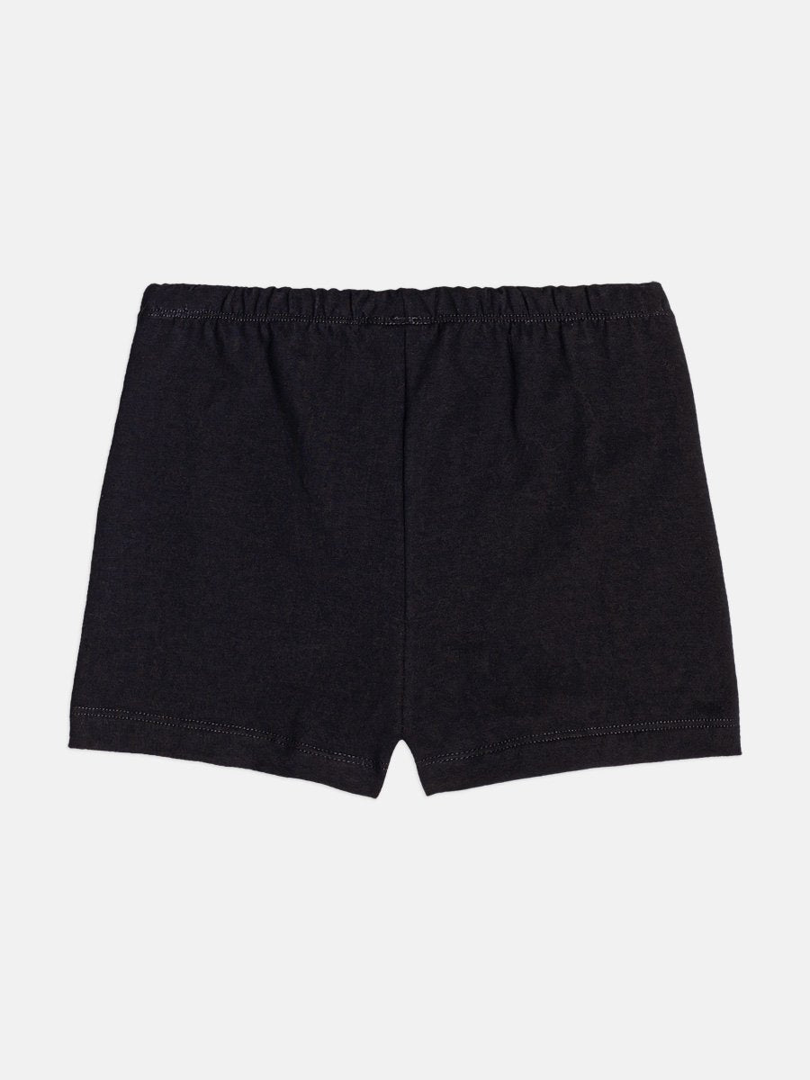 Momi Girls' Shorts – Basic Black Shorts