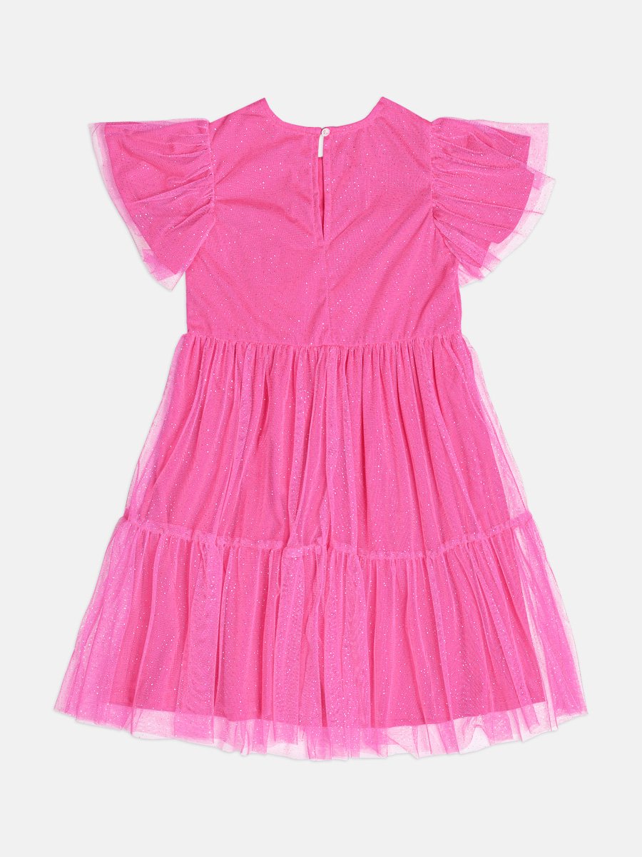 Momi Girls' Dress – Tulle with Glitter