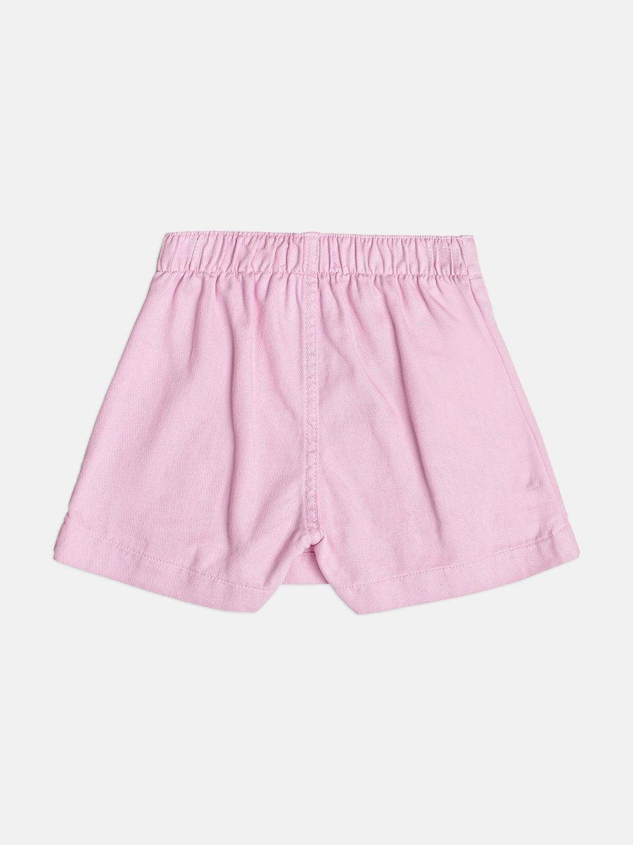 Girl's Shorts Children's Twill Skirt with Pleats
