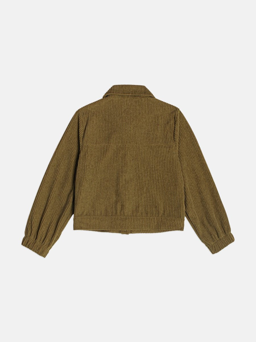 Children's Velvet Jacket with Pockets