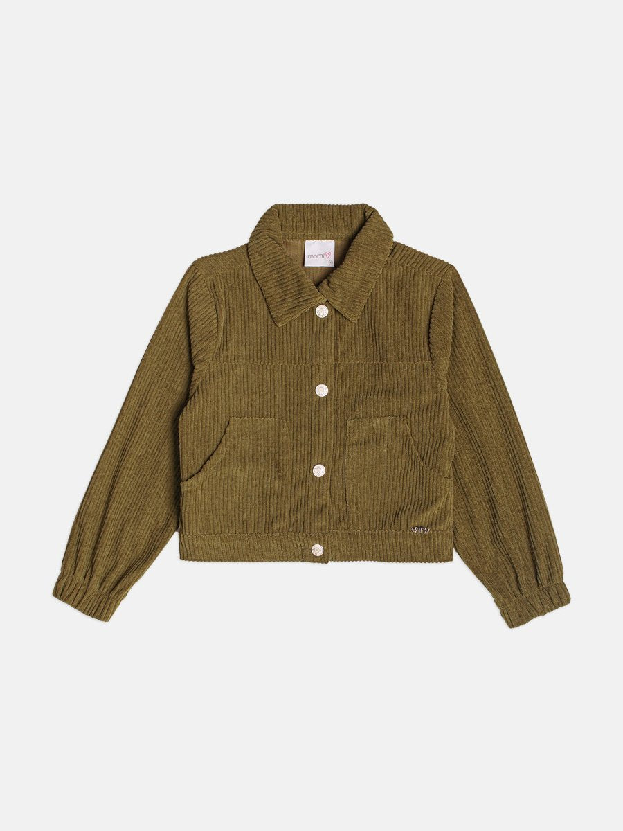 Children's Velvet Jacket with Pockets