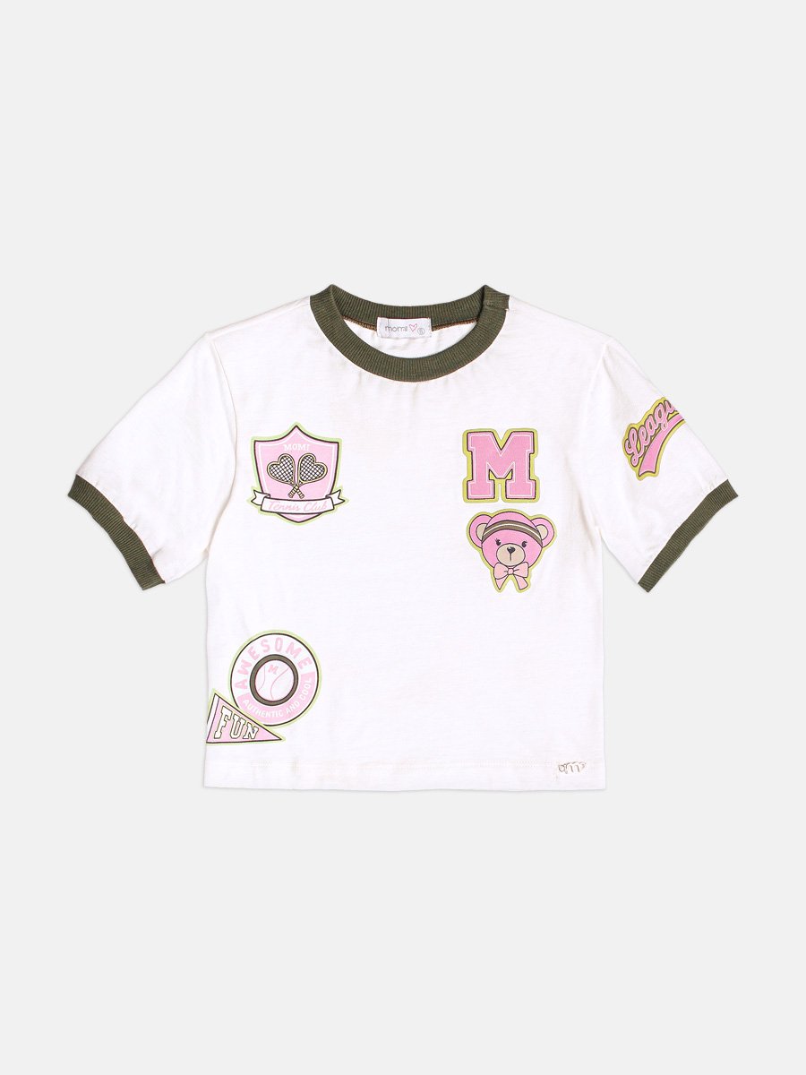 Children's Blouse with Tennis Bear Patch