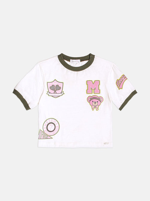 Children's Blouse with Tennis Bear Patch