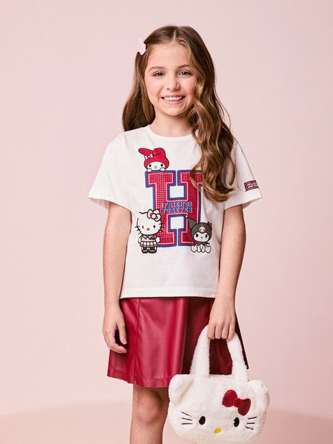Hello Kitty Children's Blouse with Rhinestones