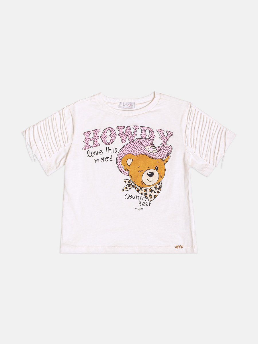 Momi Girls' Top – Fringe Country Bear