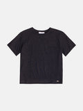 Momi Girls' Top – Basic Black with Rhinestones