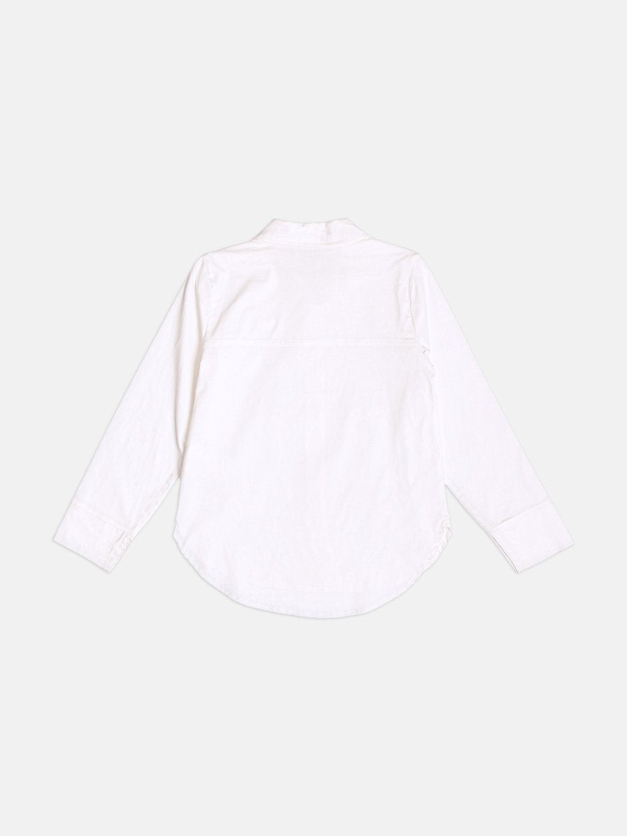 Momi Girls' Shirt – Long Sleeve with Little Bows