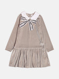 Momi Girls' Dress – Plush with Bow