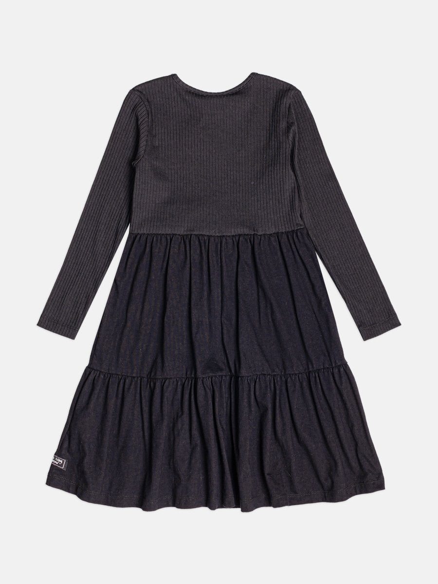Girls Dress with Heart Bag