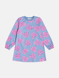 Children's Girl Bear Cool Long Sleeve Dress