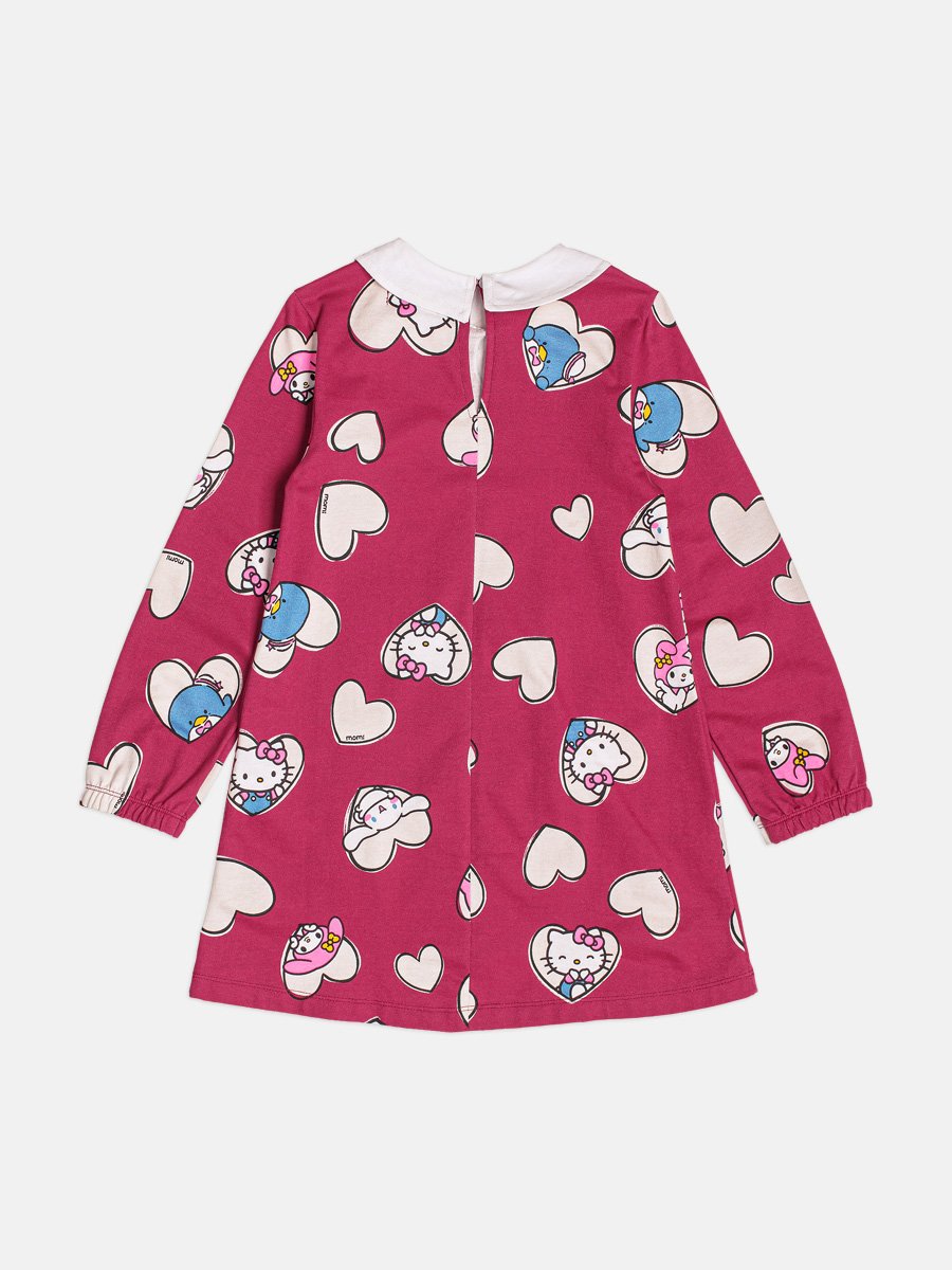 Hello Kitty Girl's Dress with Collar