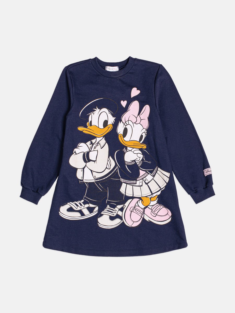 Daisy and Donald Long Sleeve Children's Dress