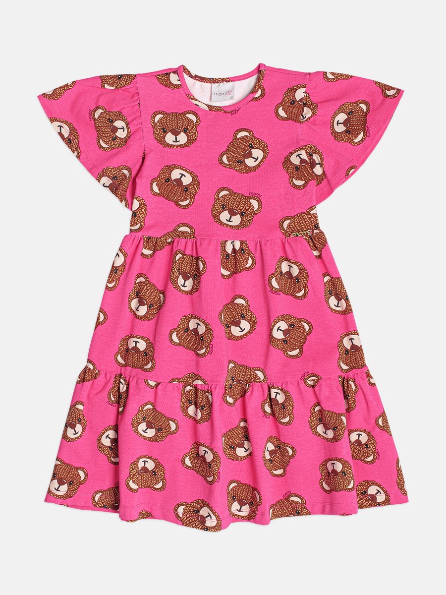 Children's Knitted Bear Girl Dress