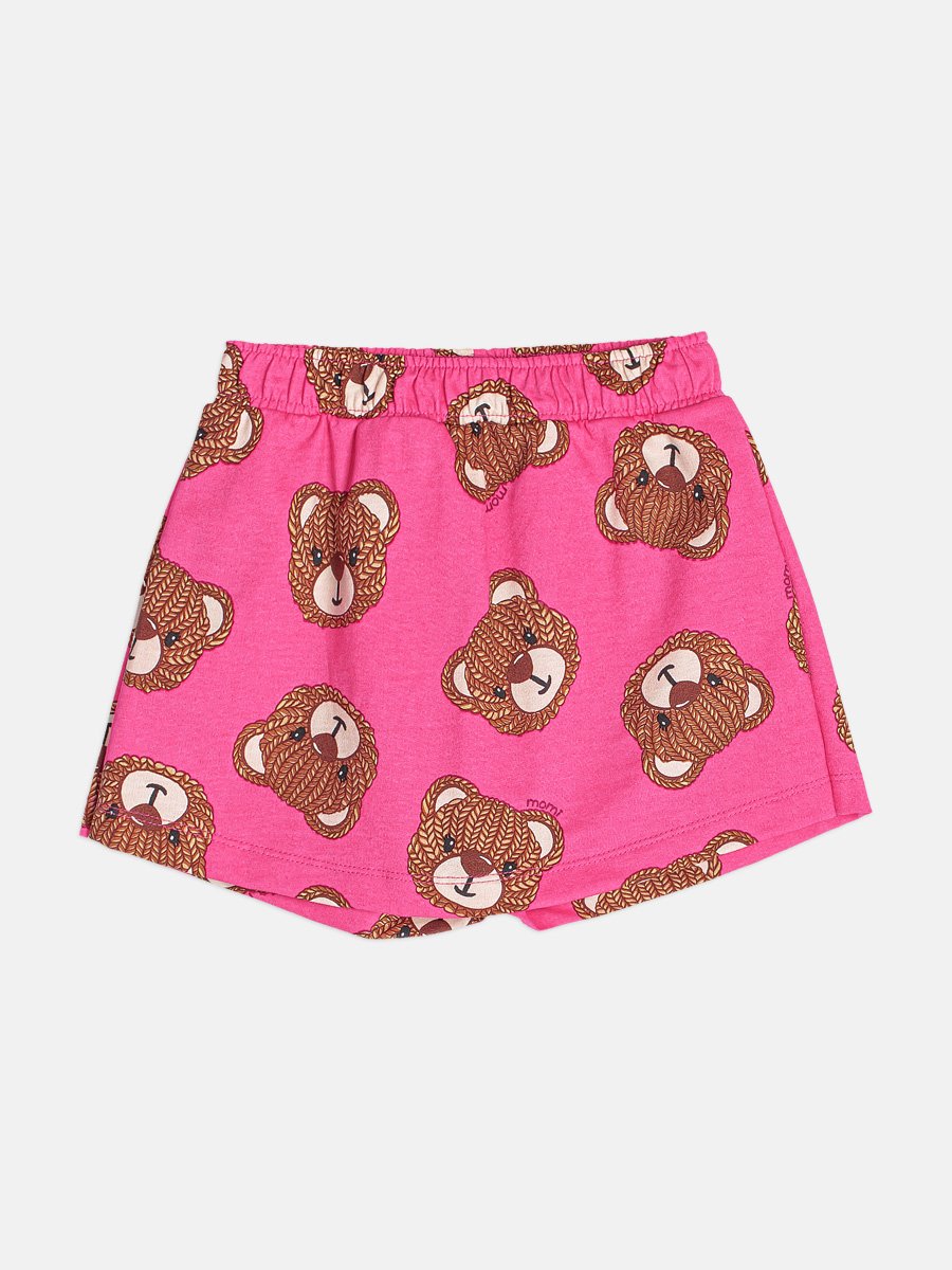 Momi Girls' Set – Short Sleeve with Little Bear Purse