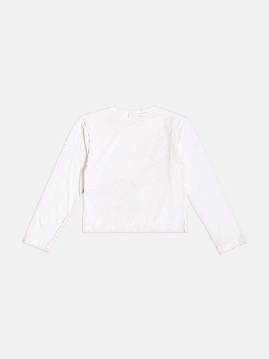 Momi Girls' Set – Long Sleeve with Little Bear Purse