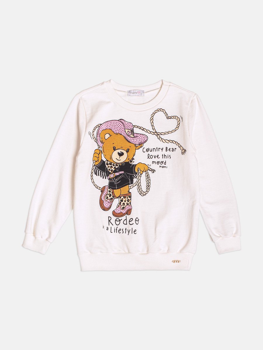 Momi Girls' Set – Long Sleeve Country Bear