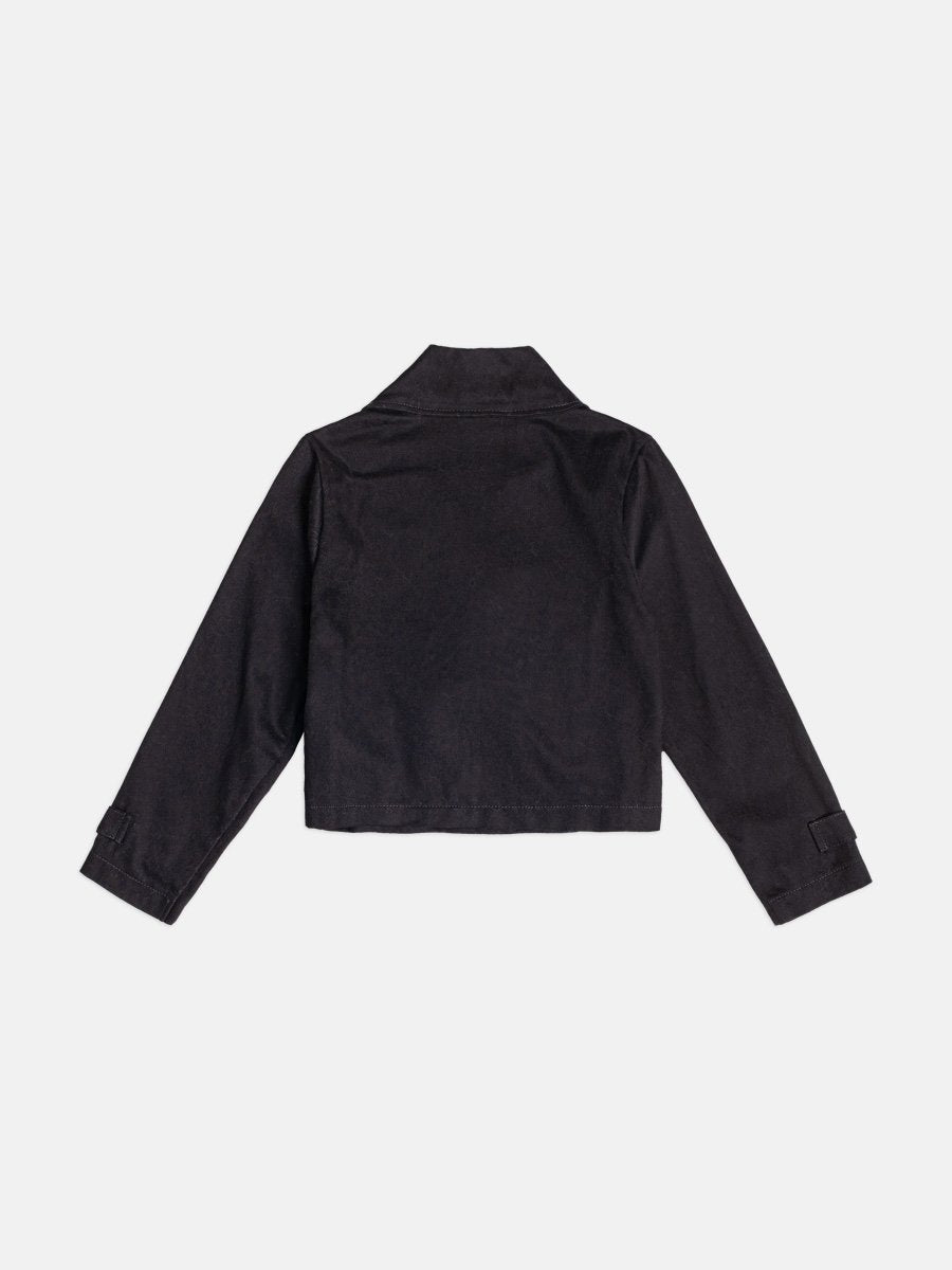 Children's Asymmetrical Twill Jacket