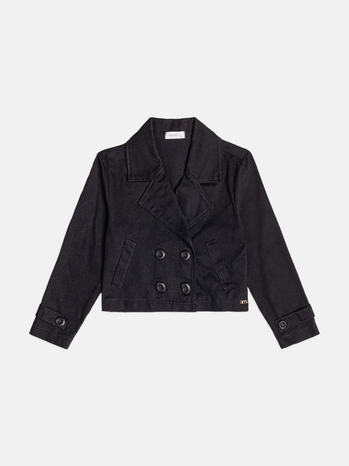 Children's Asymmetrical Twill Jacket