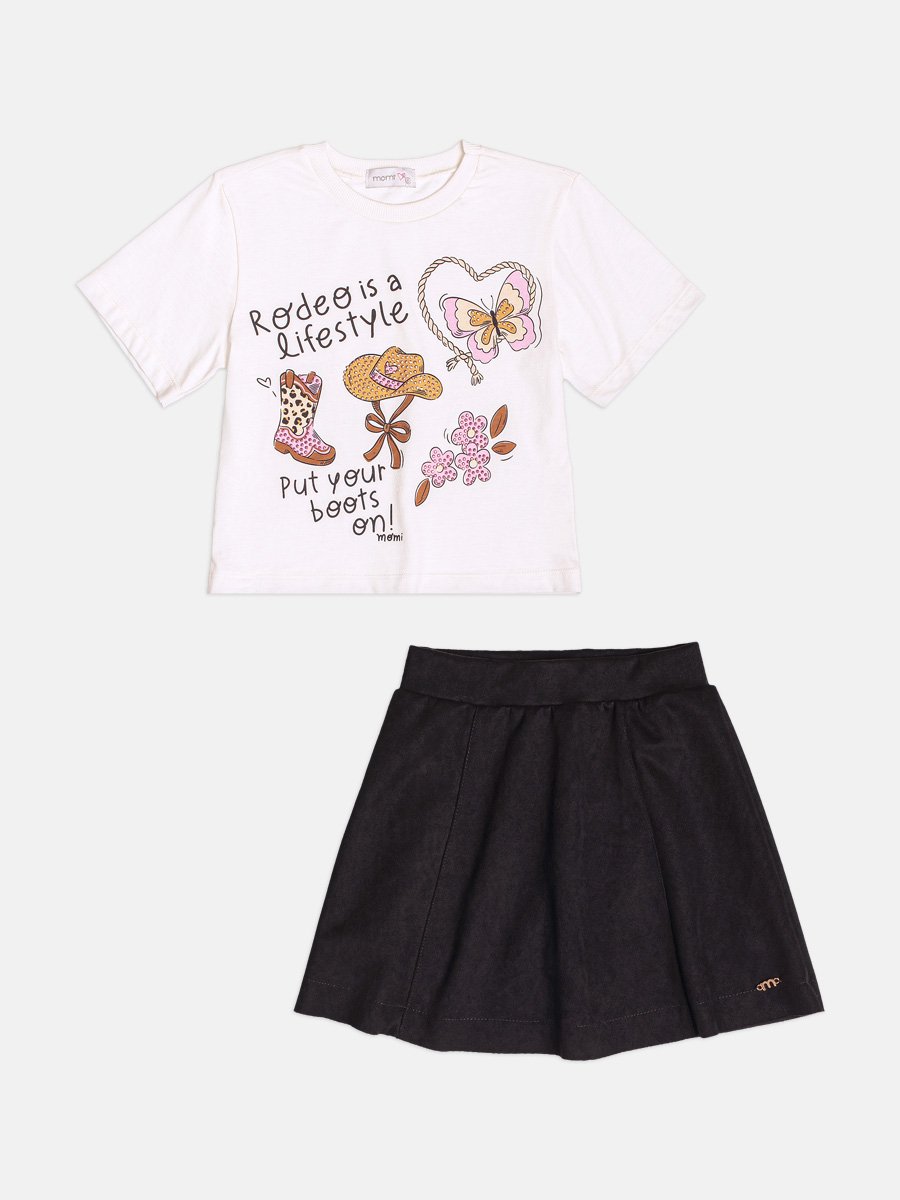 Momi Girls' Set – Cowgirl with Rhinestones