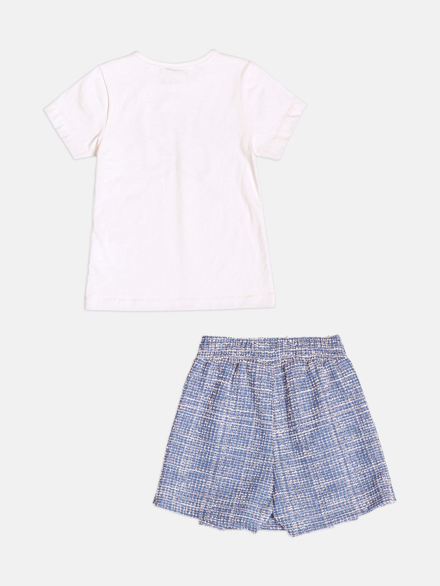 Children's Girl's Set with Rhinestone Bow