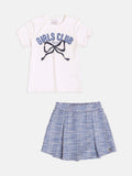 Children's Girl's Set with Rhinestone Bow