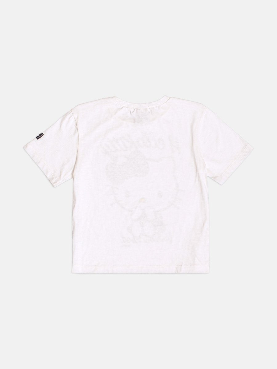 Momi Girls' Top – Rhinestones Hello Kitty