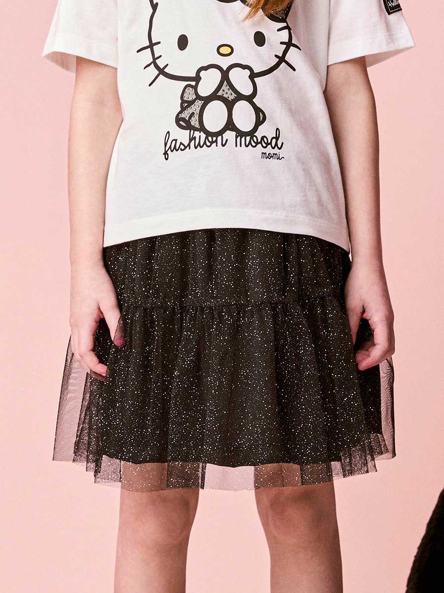 Momi Girls' Skirt – Tulle Skirt with Glitter