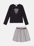 Children's Set in Tweed with Rhinestones
