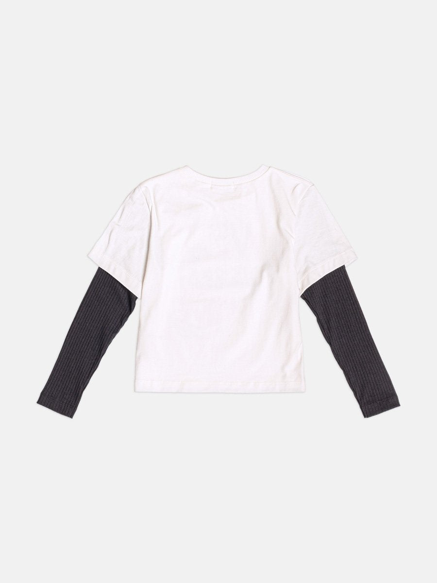 Asymmetrical Children's Set with Bows