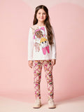 Momi Girls' Set – Long Sleeve Daisy Duck