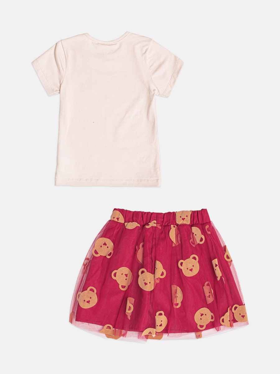 Children's Set for Girls in Teddy Bear Tulle