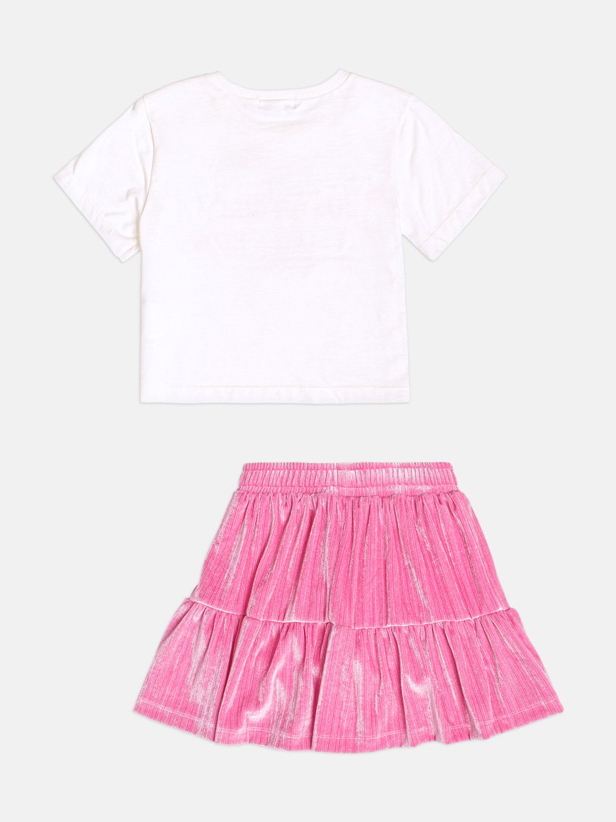 Children's Plush Girl Set with Bow Patch