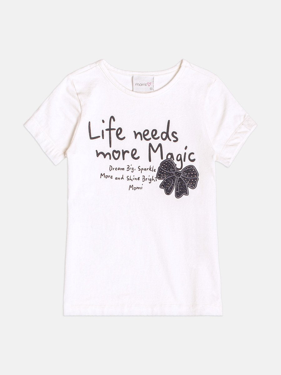 Children's Set Lettering Girl with Pleats