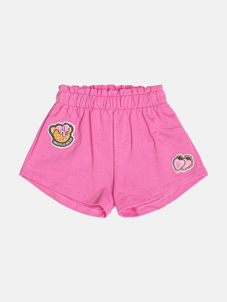 Children's Set for Girls with Waffle Bear Patch