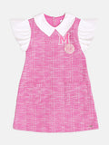 Children's Tweed Dress with Collar