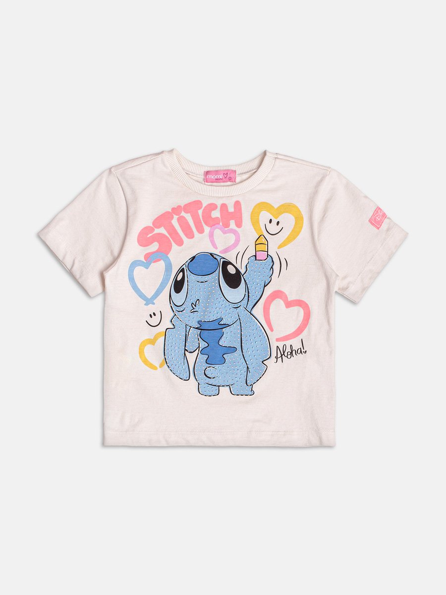 Stitch Blouse with Rhinestones