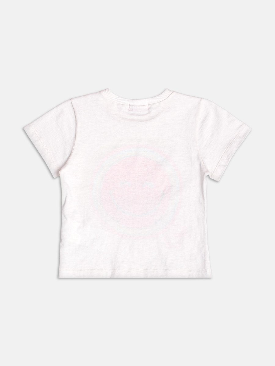Smile Patch Blouse with Scrooges