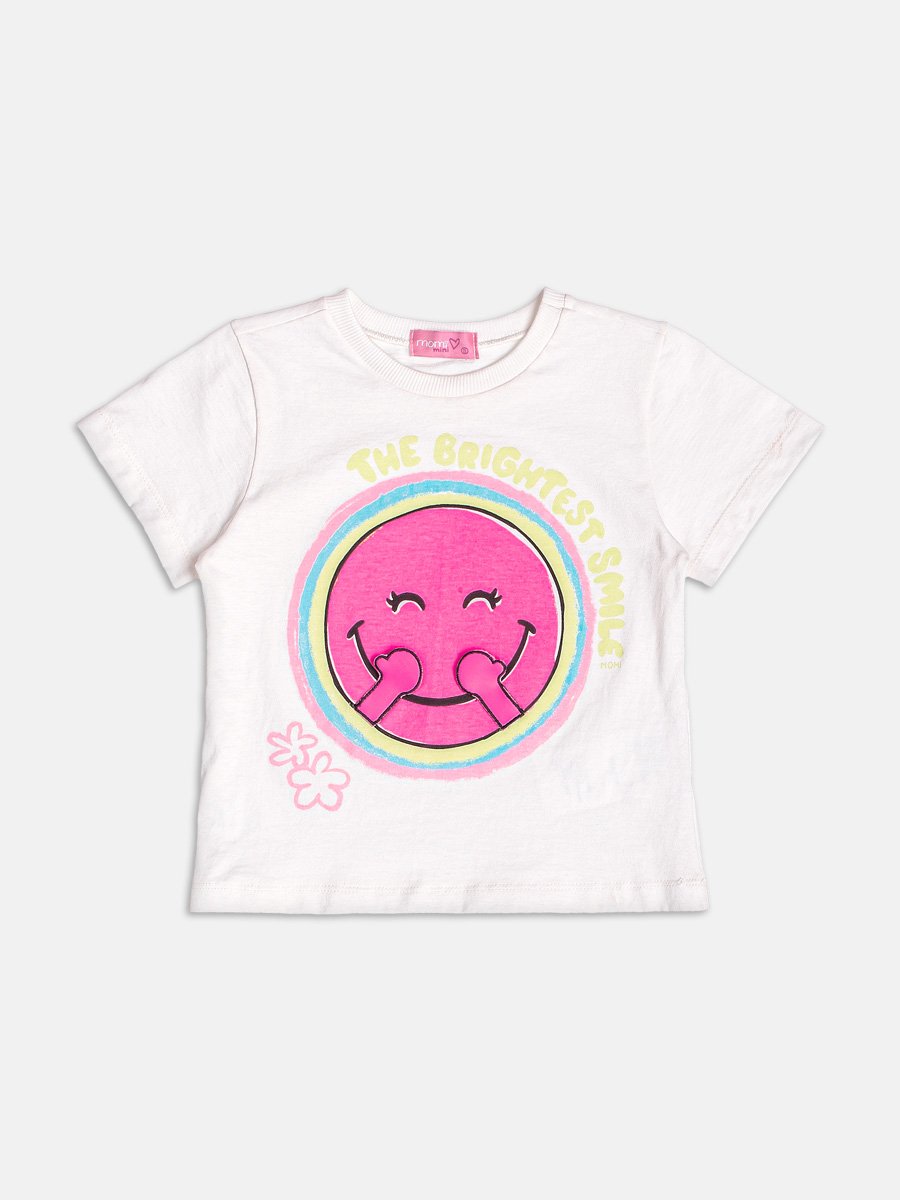 Smile Patch Blouse with Scrooges