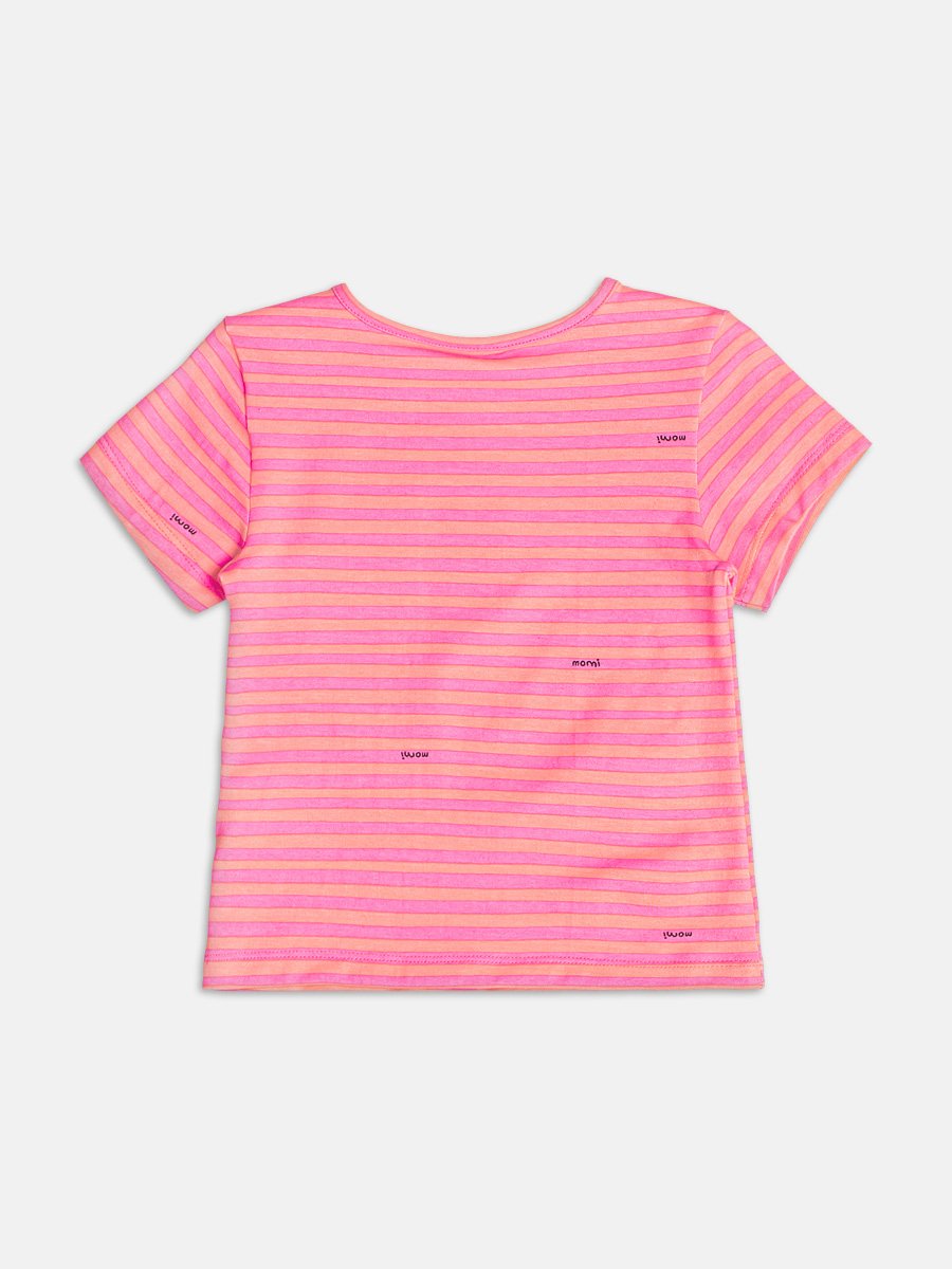 Compose Striped Blouse with Patch