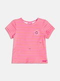 Compose Striped Blouse with Patch