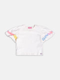 Rainbow Print Blouse