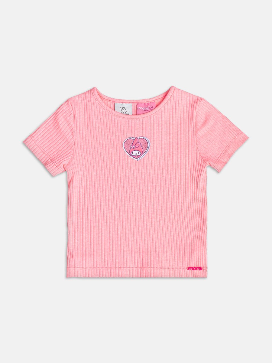 Pink Ribbed Blouse from My Melody