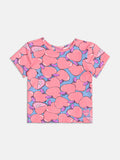 Neon Apple Fruit Print Blouse